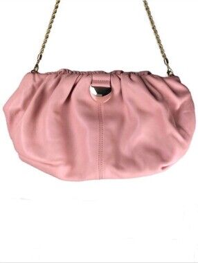NWOT Loefler Randall Analeigh Ballet Pink Leather Slouchy Clutch